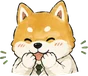 しば犬のイラスト